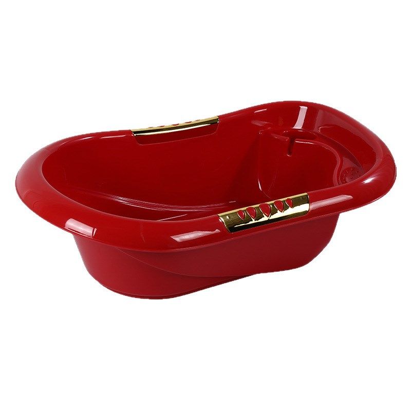 囍欢你喜上添喜宝宝洗澡盆婴儿浴盆塑料喜庆大红色加厚加宽,婴童用品,浴盆/浴桶,淘宝优惠券,粉丝福利购,淘宝优惠卷