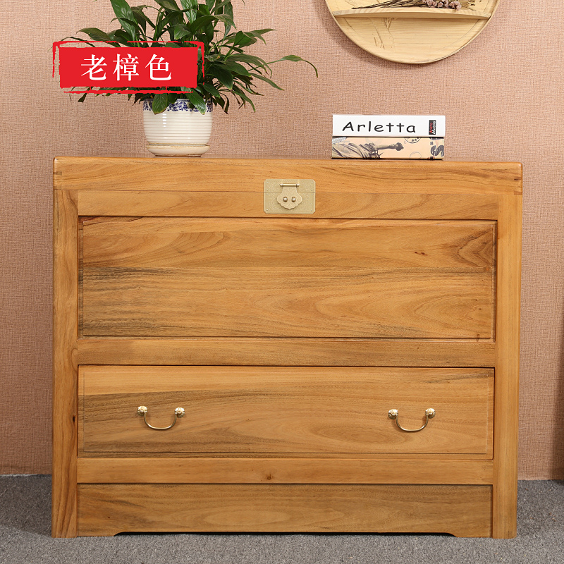香樟木柜子全樟木斗柜箱柜字画储物箱子衣箱整理收藏箱家用收纳箱