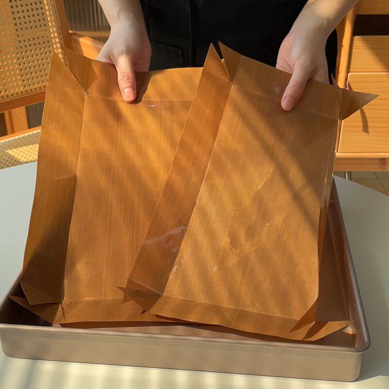 双拼油布28x28烤盘专用耐高温蛋糕卷烘焙油纸家用不粘反复使用