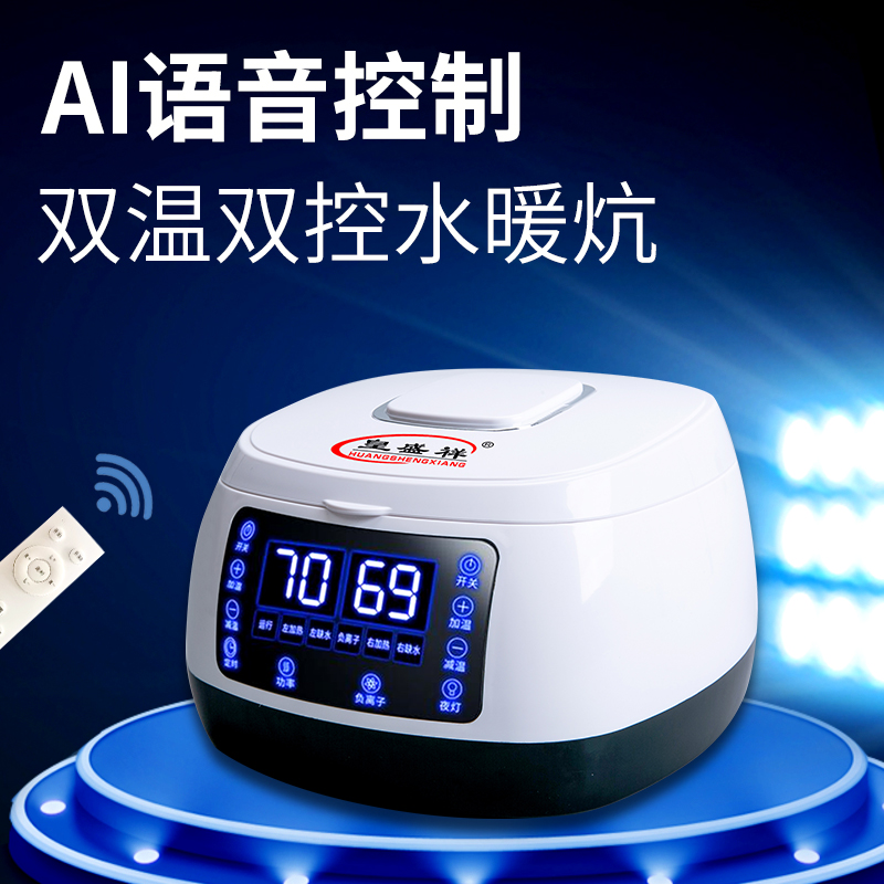 语音声控智能电热水暖炕主机双温双控农村全套模块板