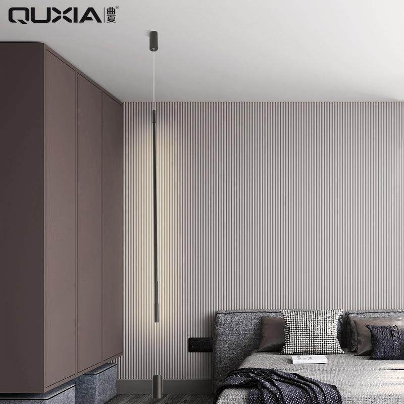 长筒吊线灯简约餐厅前台明装线条吊灯 书房卧室客厅led吸顶吊线灯,家装灯饰光源,智能吊灯,淘宝优惠券,粉丝福利购,淘宝优惠卷