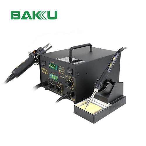 巴酷BK-702B热风枪电烙铁双数显拆焊台手机电脑主板IC维修电焊台