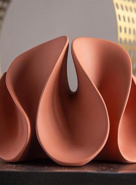 大千新品半夏肌理砂岩材质树脂摆件 树脂工艺品 摆饰酒店家居装饰