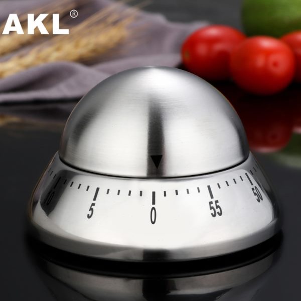 元旦厨房计时器提醒器机械上电学生时间管理闹钟烘焙大声音定时器