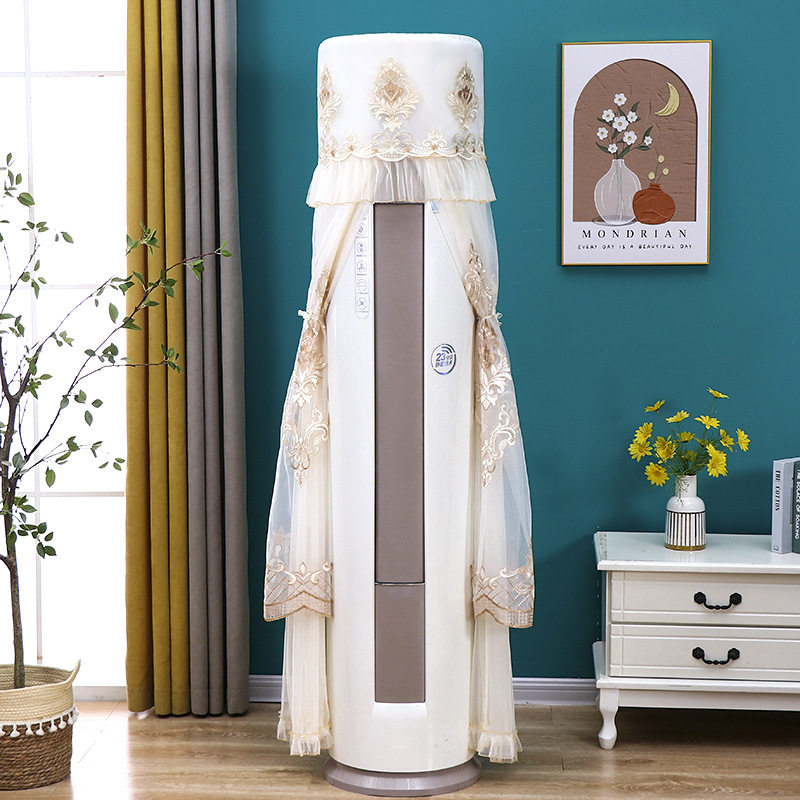 空调圆柜机防尘罩立式装饰美化开机不取柜机柜式圆形圆柱形空调套