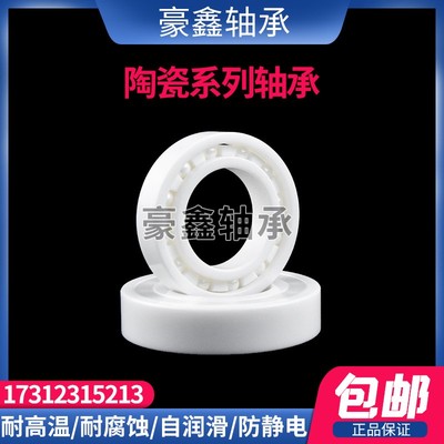 氧化锆陶瓷轴承 6300 6301 6302 6303 6304 6305 6306 6307耐腐蚀