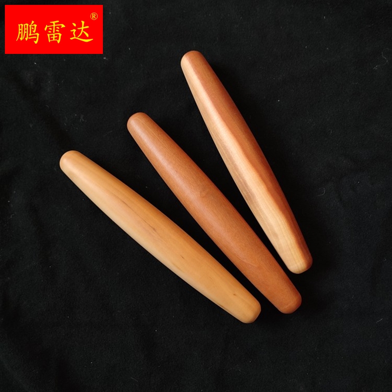 梨木擀面棍家用鱼肚麪杖油酥饼专用擀麪棍