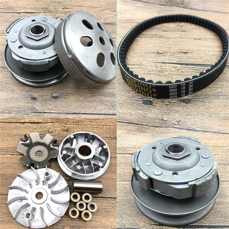 豪迈GY6125福喜巧格鬼火125甩块GY6-125皮带轮后离合器驱动盘总成