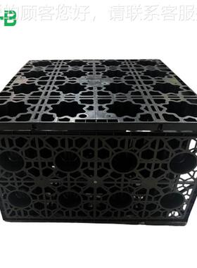 雨P水收集系83统P蓝色块收集器回收装置储模水积蓄水池绵城市厂海