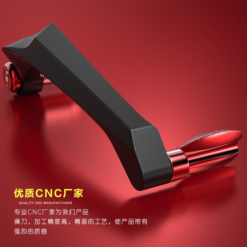 摩托车改装手把堵牛角护手春风小怪兽铝合金车把防摔手柄保护杆