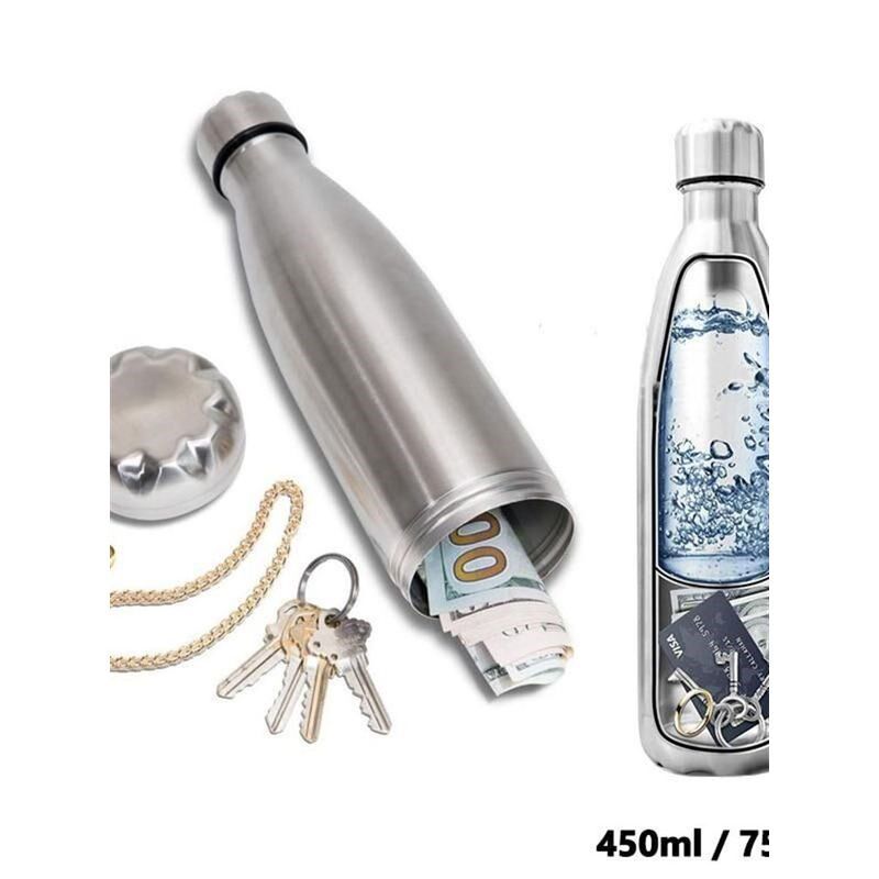 藏钱水杯私人钱箱水瓶安全转移藏匿罐容器暗格储物收纳保温杯水壶