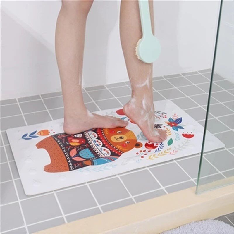 浴室防滑垫带吸盘卫生间淋浴房儿童卫浴隔水脚垫家用浴缸洗澡地垫