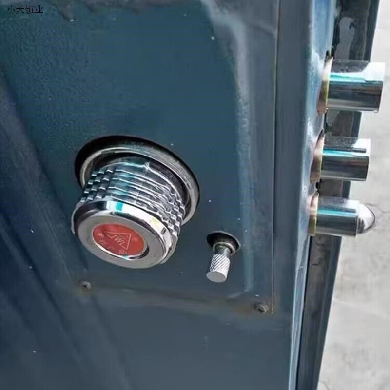 老式防盗门锁自动碰锁家卫石牛十字锁升级C级叶片锁芯大门自动.