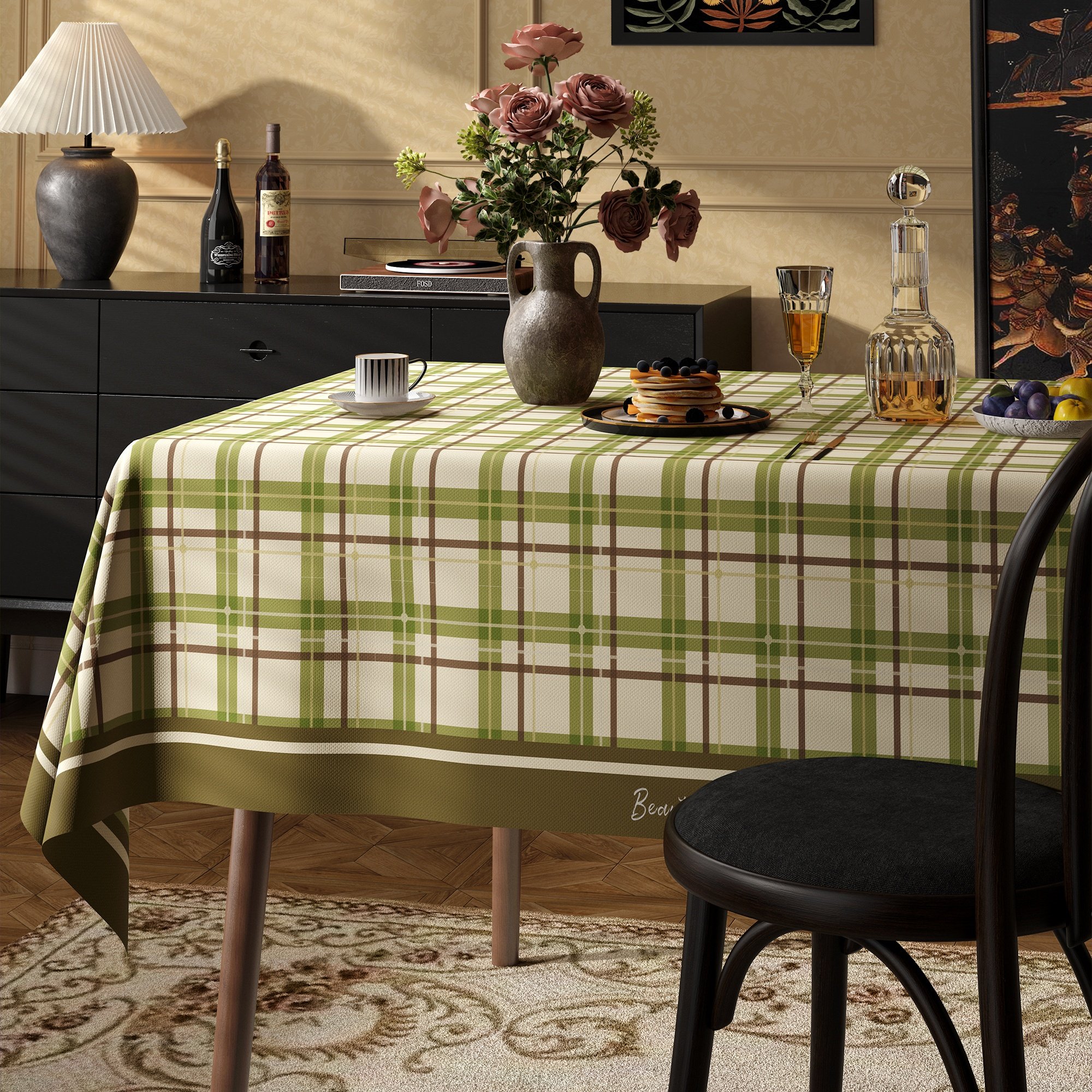 复古餐桌桌布防水防油免洗防烫pvc轻奢高级感茶几布桌面台布盖布,居家布艺,桌布,淘宝优惠券,粉丝福利购,淘宝优惠卷