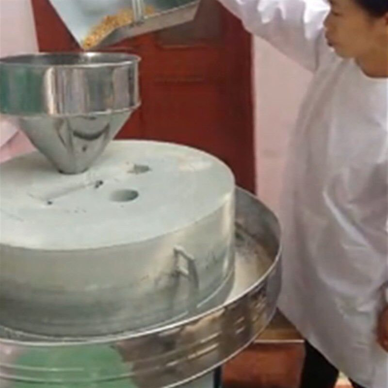 家用小型石磨面粉机 电动五谷杂粮石磨机全Q自动五谷杂粮石磨机