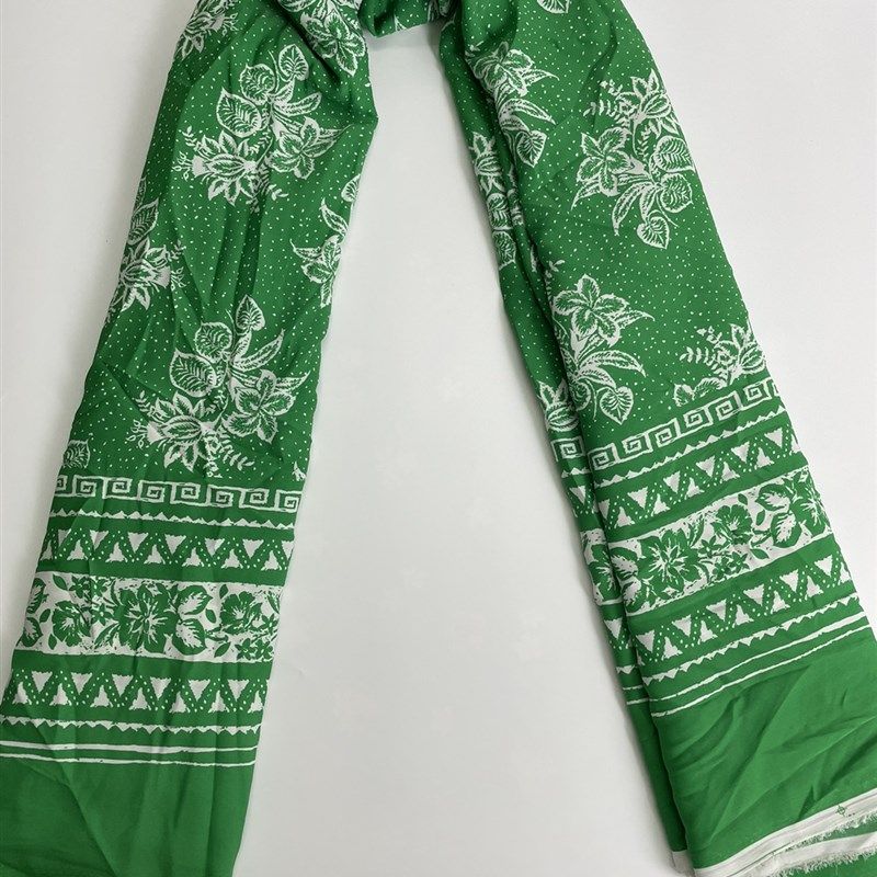 E650夏季绿色底双边定位印花雪纺布头柔软垂坠透气连衣裙旗袍面料,纺织面料/辅料/配套,面料/布类,淘宝优惠券,粉丝福利购,淘宝优惠卷