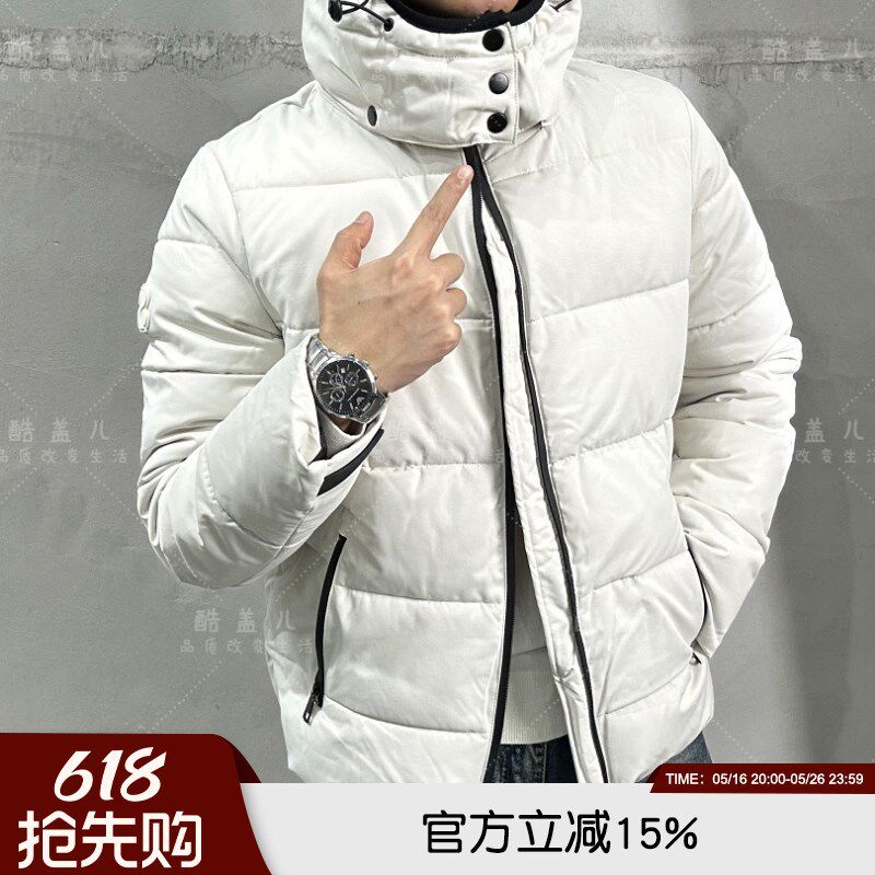 129.9欧德单高端防风保v暖秋冬情侣时尚休闲拆卸帽加厚防寒男棉衣