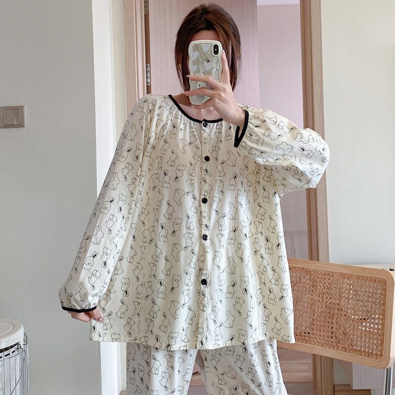 月子服春秋纯棉产后秋冬哺乳孕妇睡衣加肥加大200斤产妇喂奶家居,孕妇装/孕产妇用品/营养,家居服套装,淘宝优惠券,粉丝福利购,淘宝优惠卷