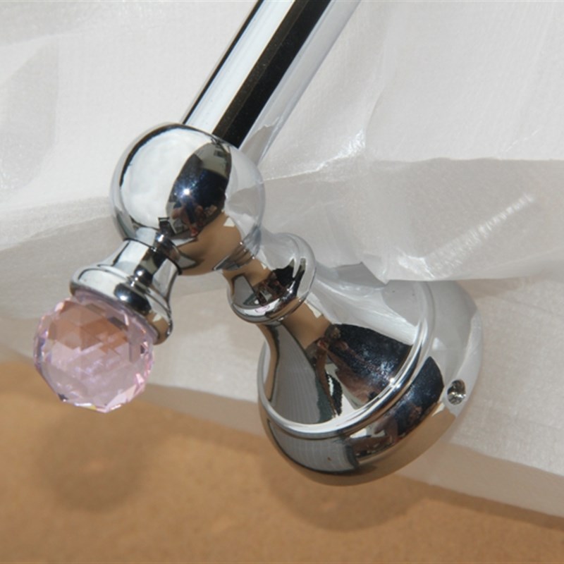 利事达24寸老货全铜毛巾杆单杆加长晾毛巾挂墙壁打孔式毛巾架挂杆