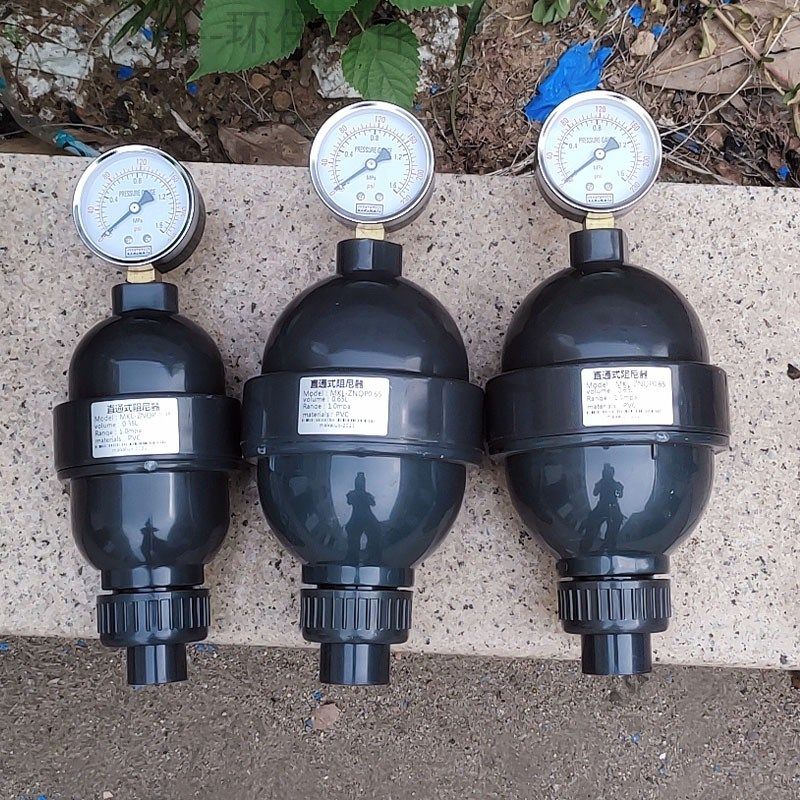 UPVC容积式脉冲阻尼器 液体水/计量泵专用 P缓冲器均流内径压力表,五金/工具,工业管道及配件,淘宝优惠券,粉丝福利购,淘宝优惠卷