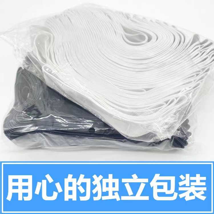 新款称斤松紧带加厚白色宽细高弹力扁裤L腰头内衣婴儿扣眼橡皮筋