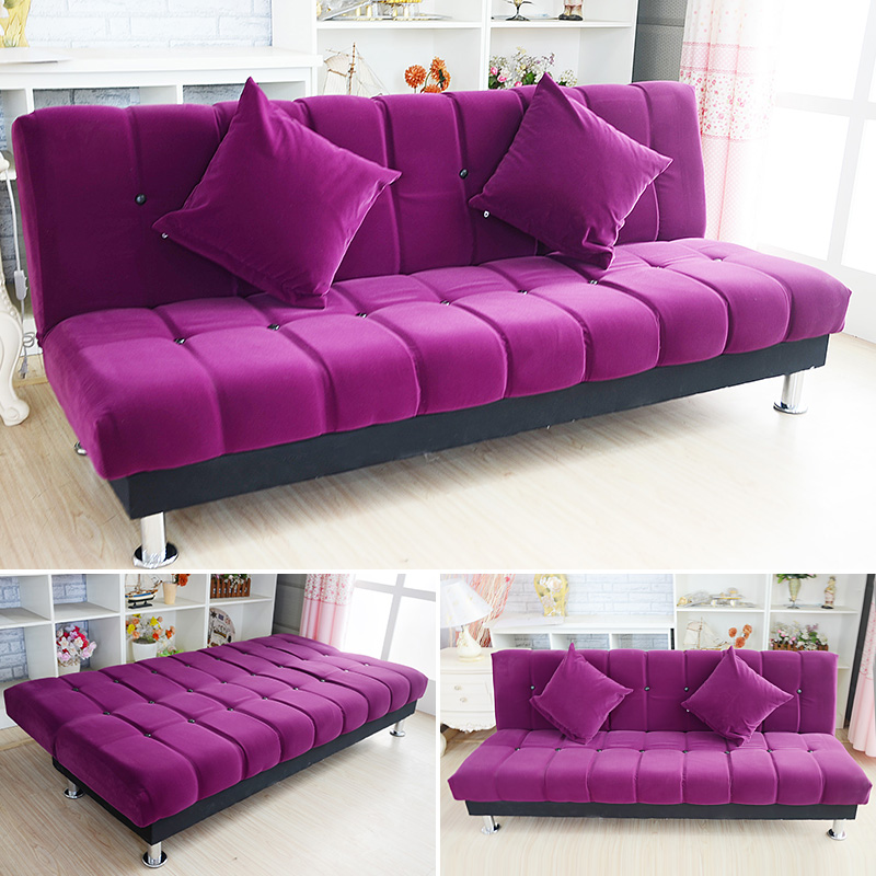 租房民宿折叠床沙发床组合三人小户型懒人简约沙发布艺床两用客厅