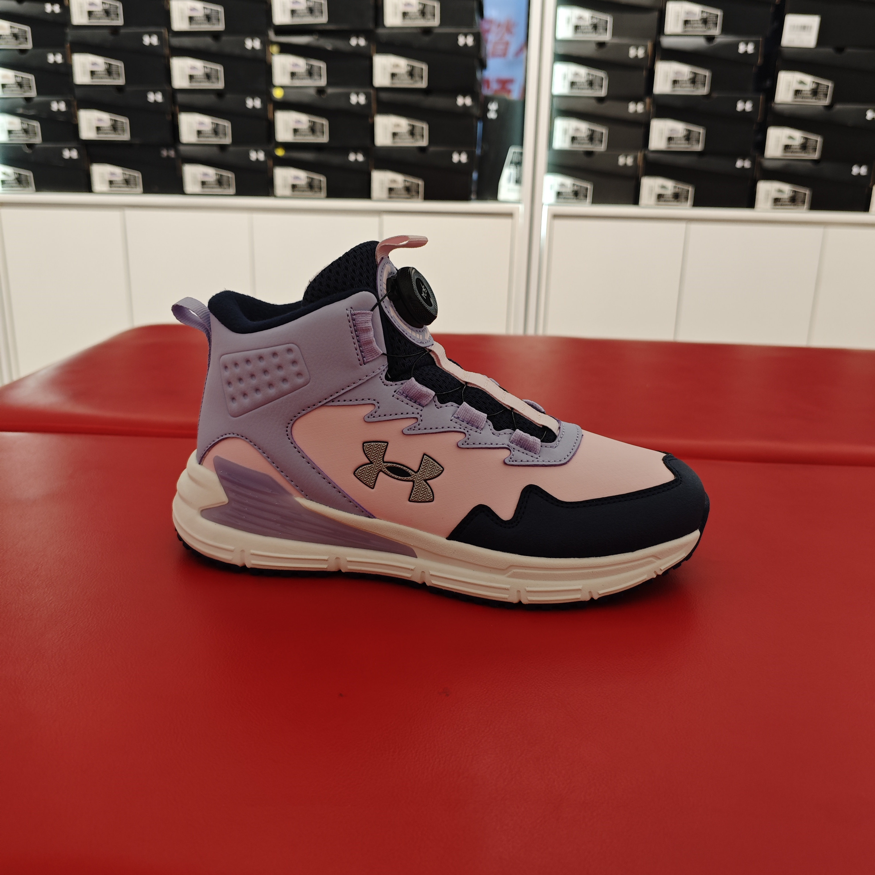 安德玛童鞋女童大童24冬款加绒运动户外鞋2441516