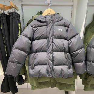 安德玛儿童2024冬新款男大童运动保暖羽绒服外套244106156