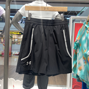 安德玛童装2025年夏季新款男童运动休闲假两件短裤252123224