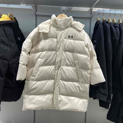 羽绒服男女童中长款连帽羽绒服