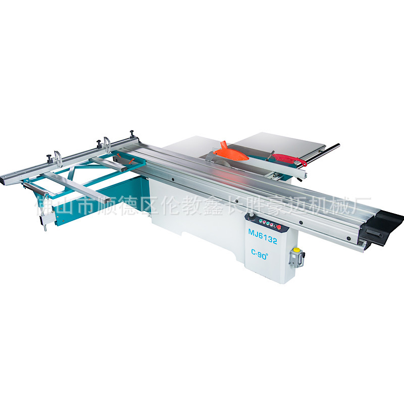 产地货源马氏款MJ6132C-90木工精密推台锯90度裁板锯手动开料锯