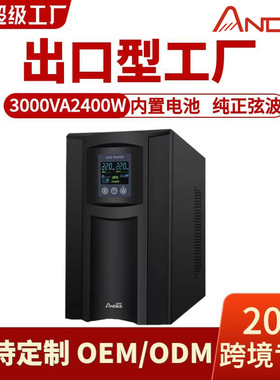 UPS不间断电源C1K在线式1KVA800W电脑备用服务器机房稳压220V