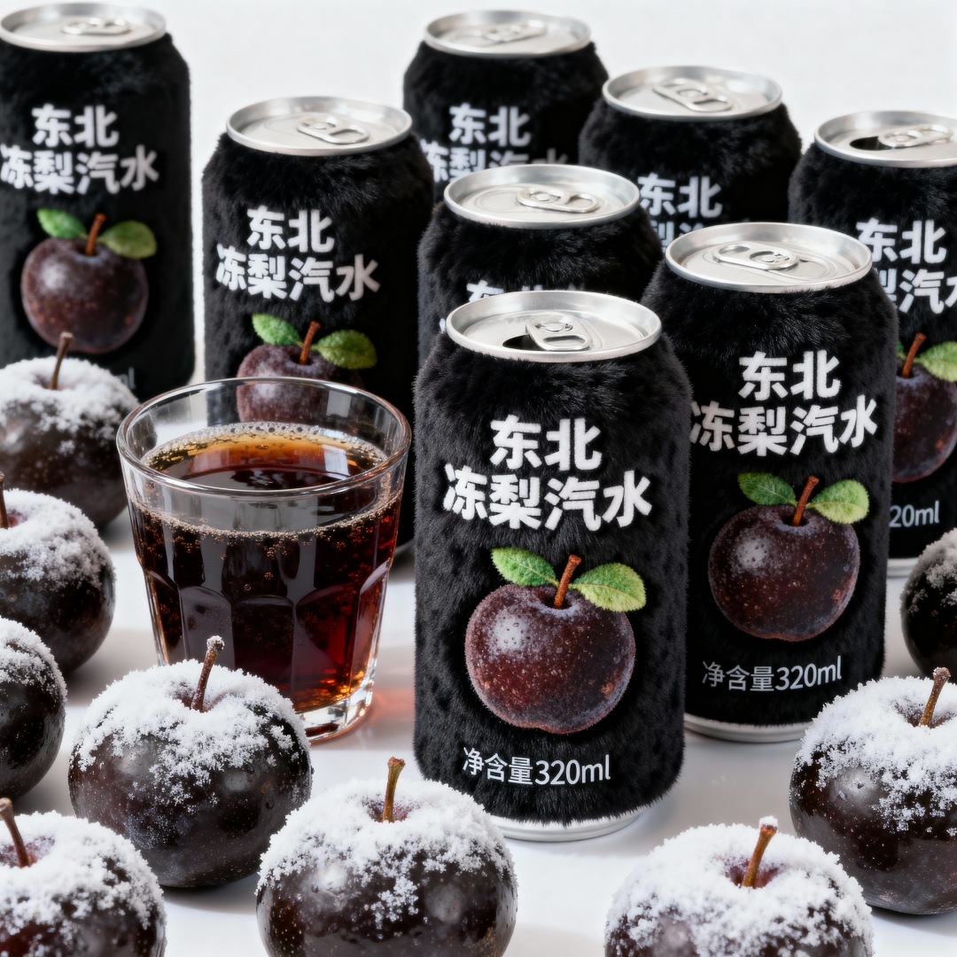 【新品】东北冻梨汽水官方推荐果香清爽冰镇气泡水碳酸饮料整箱