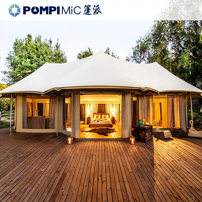 住宿帐篷防风防雨加别墅两室一厅露营/旅游/登山帐篷