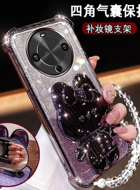 华为畅享70X手机壳BRE-AL80曲屏5G新款网红TYH641M四角防摔麦芒30镜头全包畅想70x高颜值支架镜70X超薄保护套