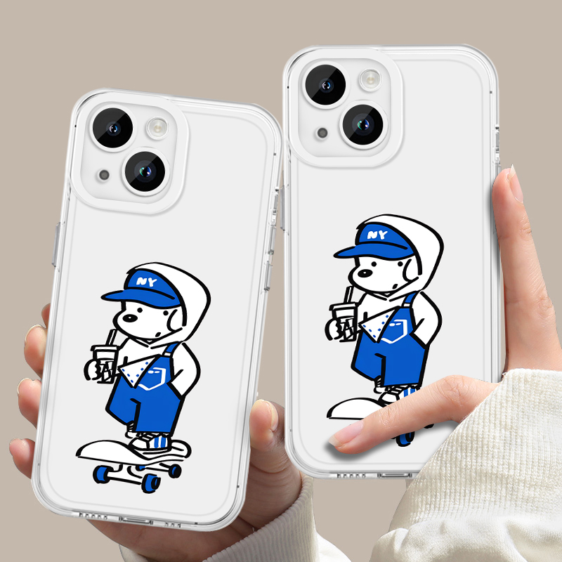 杨洋同款滑板狗狗透明软壳