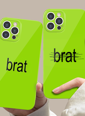 brat手机壳苹果16华为mate70周边iPhone15promax辣妹风60一加13欧美OPPO潮牌vivo专辑13潮流charli xcx小众40