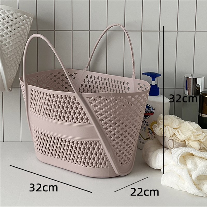 游泳洗澡手提篮学生沐浴篮洗漱用品收纳篮子卫生间浴室收纳筐浴筐