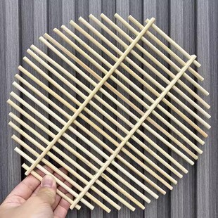 竹篦子蒸片家用蒸馍热馒头圆形蒸锅蒸架蒸屉蒸笼蒸馒头蒸格