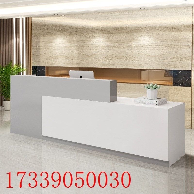 简约前台桌接待台培训公司烤漆服装店H转角理发店小吧台收银台柜,商业/办公家具,操作台,淘宝优惠券,粉丝福利购,淘宝优惠卷