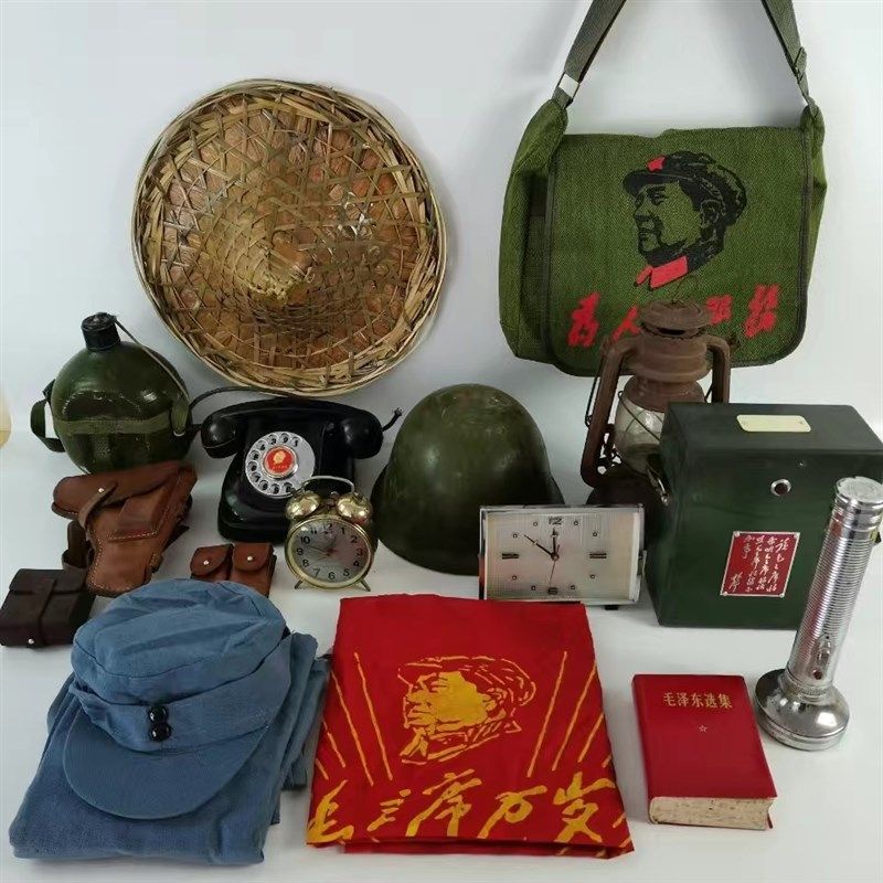 战争时期老物件学校展览收藏纪念品村史馆摆件复T古怀旧装饰老物