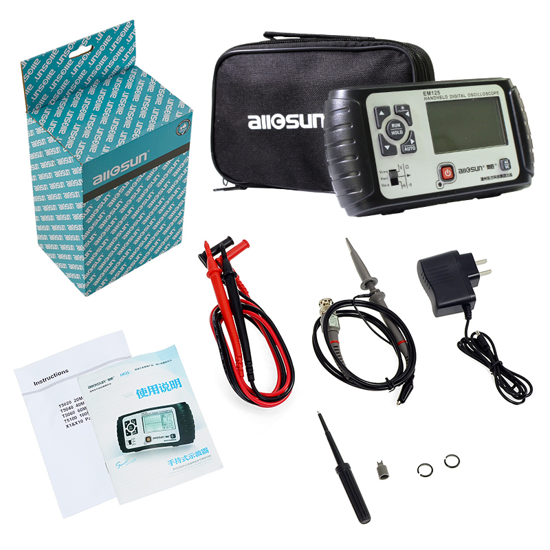 奥胜迷你手持小型便携式示波器w万用表简易数字diy套件25M汽车模
