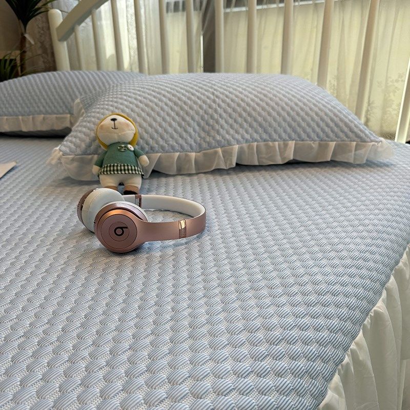 床裙款立体冰丝席豆豆席夏季凉席B公主风席L子北欧三件套空调席软,床上用品,冰丝席,淘宝优惠券,粉丝福利购,淘宝优惠卷