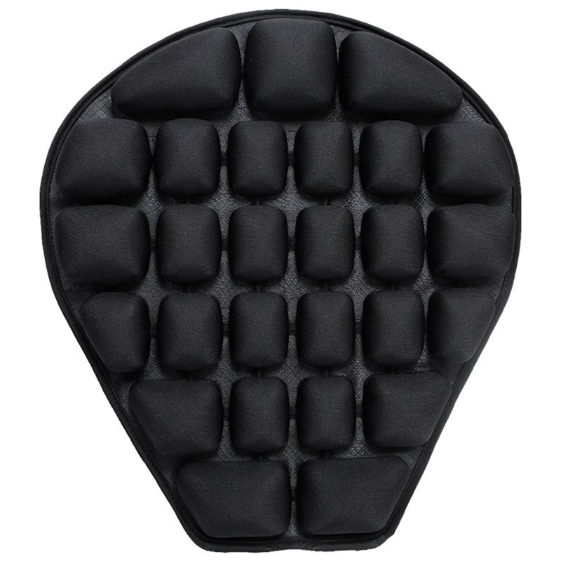 摩托车坐垫套气囊充气减压隔热透气夏季越野长途加装电动车软座垫