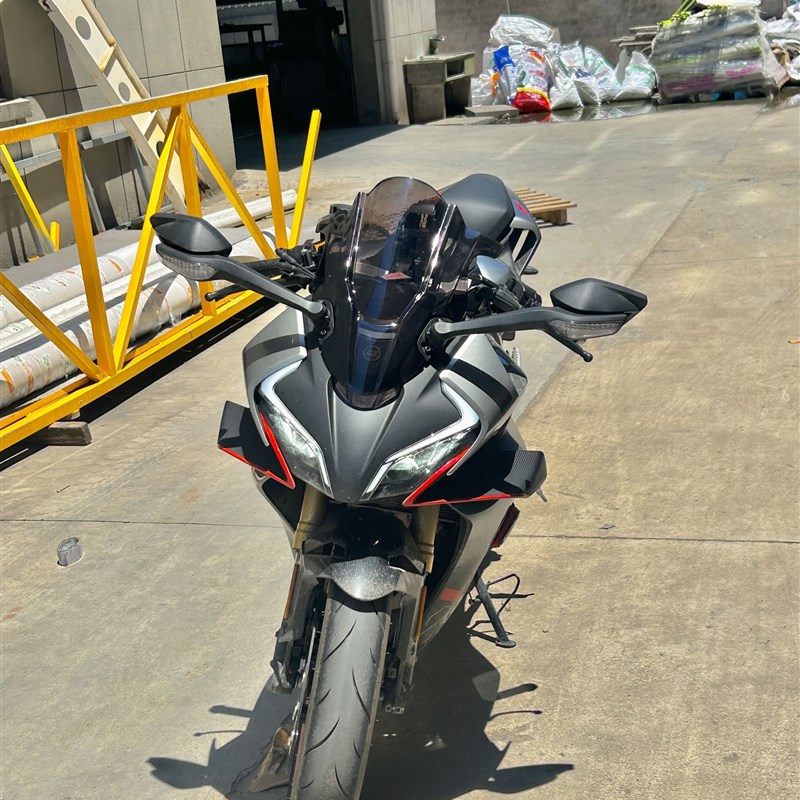 22-24款450sr风挡改装件加高前挡风450srs单摇臂竞技风挡通用