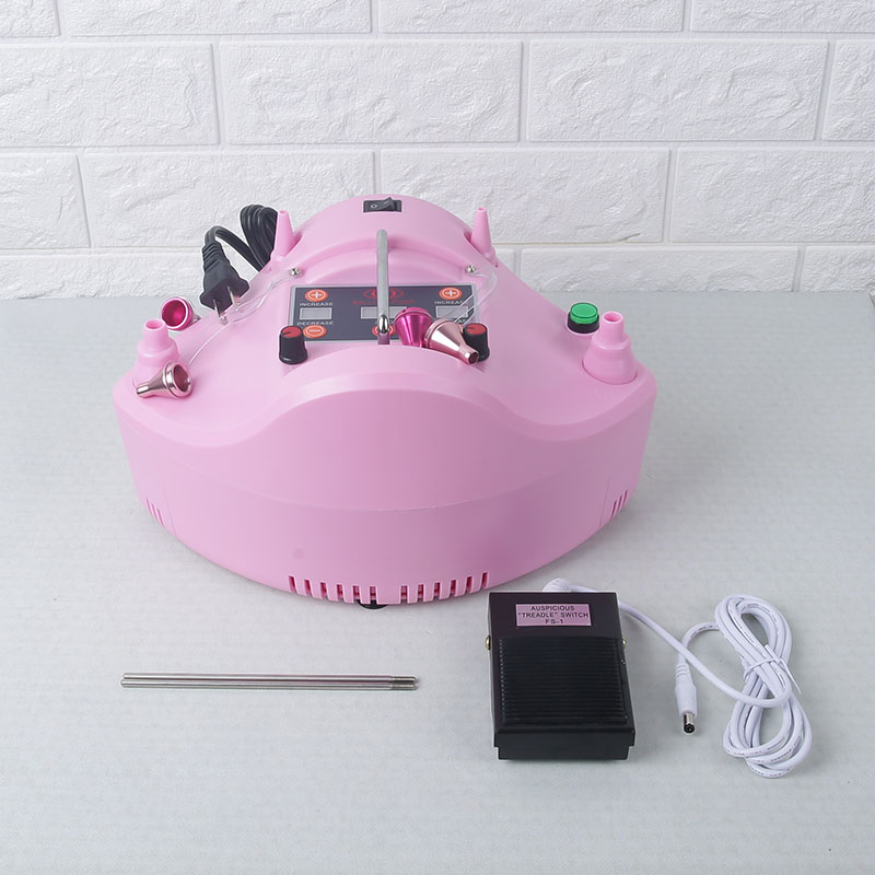 CD608便携式定量电动打气筒吹气球高压泵带脚踏机充气泵机