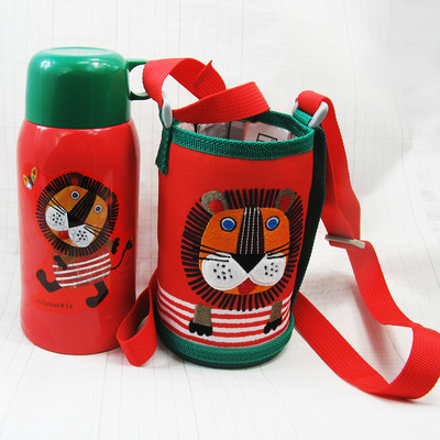 水壶提绳斜挎保护套挂绳水杯带子保温杯套虎牌儿童保温杯配件背带