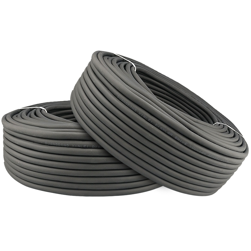 纯铜电缆线户外电源线2芯电线家用国标2.5 4 6平方护套线铜芯软线