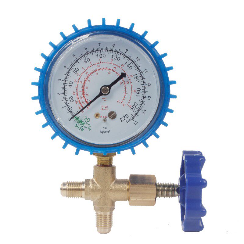 广一雪种表加氟表冷媒表空调表定频R22变频R410制冷剂氟利昂工具