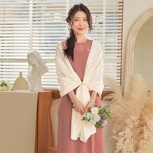 披肩女士新娘妈妈喜婆婆围巾外披礼服斗蓬外套披风Q旗袍外搭88592